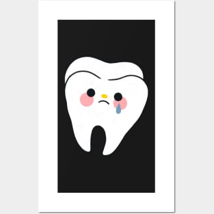 sad tooth Posters and Art